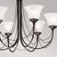 Elba 6 - Light Candle Style Chandelier