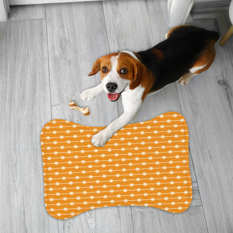 Classic Rainbow - 1 Piece Bone Shape Feeding Mat