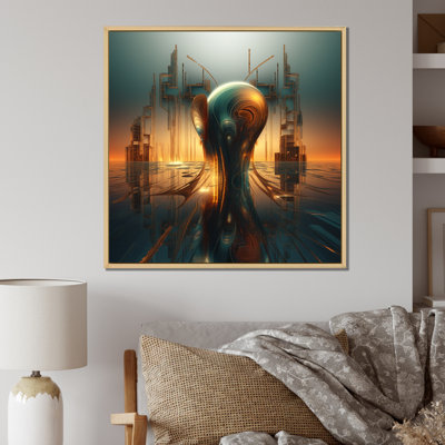 " AI Robot Dreams Of Singularity I "
