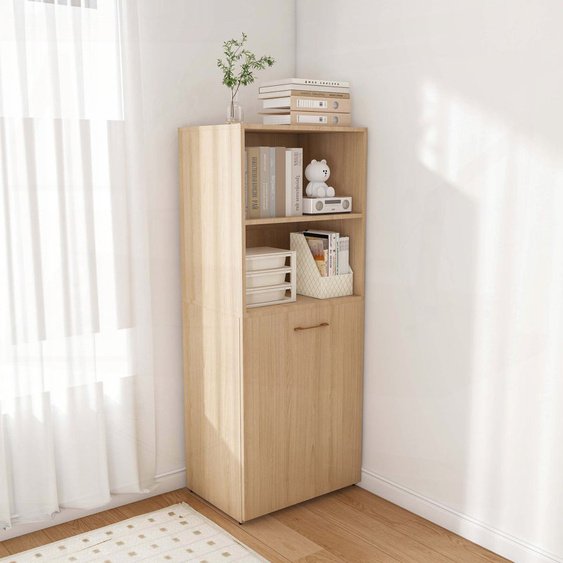 Bureau extensible extensible avec tablettes et roulettes de rangement - Conception pliable et peu encombrante, Beige