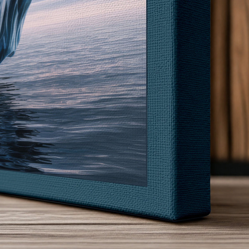 Print, 36x24 - 91.4 x 61.0 cm, Teal Border