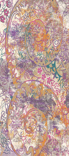 Floral Area Rug, Rectangle 160 x 230cm