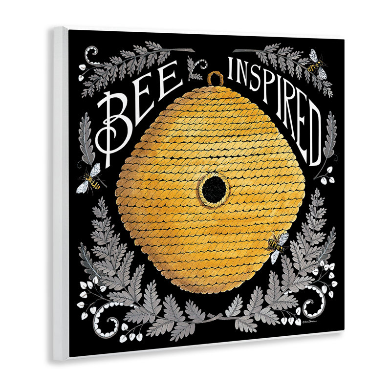 Art mural "Abeille inspirée de ruche" par Deb Strain