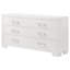 Commode 6 tiroirs Polk Snow White