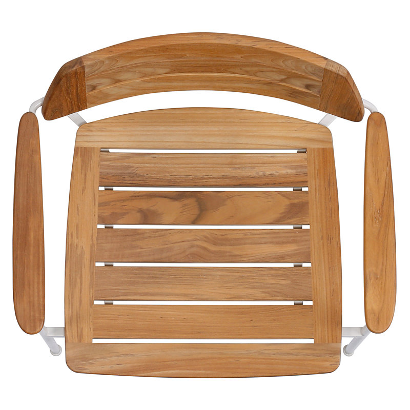Layout Dining Armchair, Arctic White