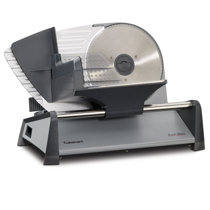 VEVOR 1400-Speed Cast Aluminum and Chromium-plated Steel  Commercial/Residential Food Slicer in the Food Slicers department at