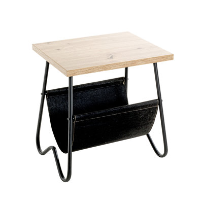 Abishan Side Table with Storage