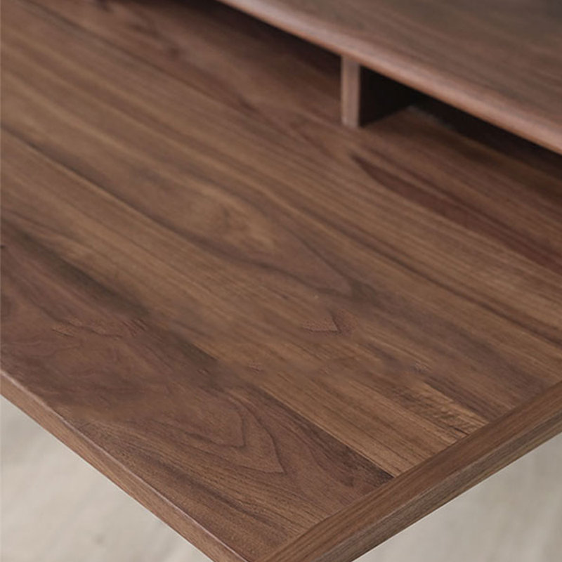 Bureau en bois massif de style américain, H 33,46 po x l 43,31 po x P 23,62 po