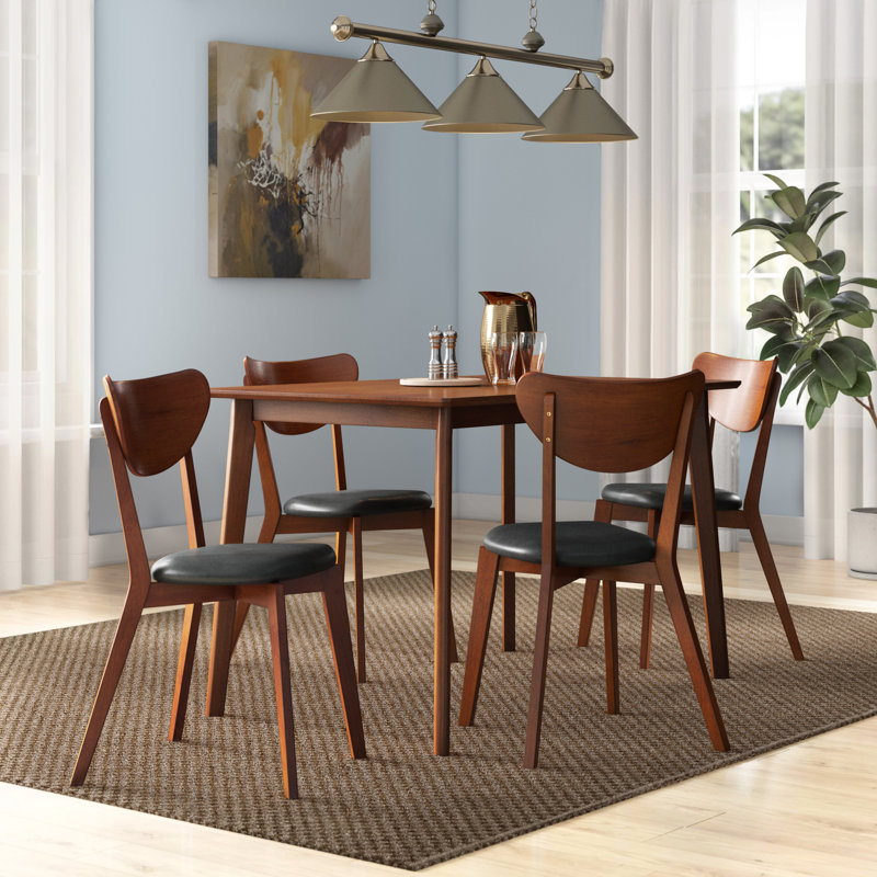 Kemmer Sumner Mid-Century Style 5-Piece Dining Set