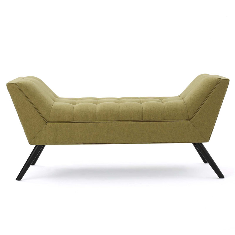 Bench Comfortable Padded Seat Cushion, Green