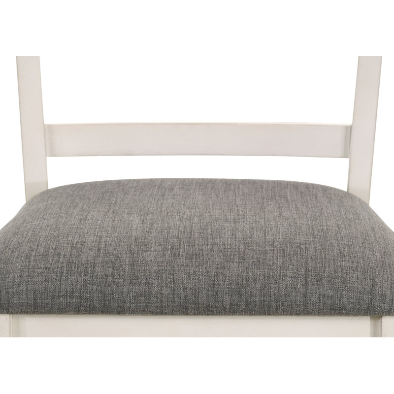 Chaise de salle à manger 2 pièces, Blanc