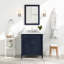 Meuble-lavabo sur pied simple 30 po avec plateau en pierre reconstituée Guider-92518485