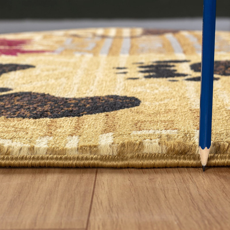 Tapis multicolore, Tapis de couloir 2 pi 7 po x 7 pi 3 po