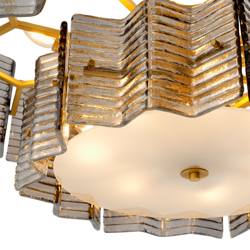 Chandelier Silvano Smoke Glass