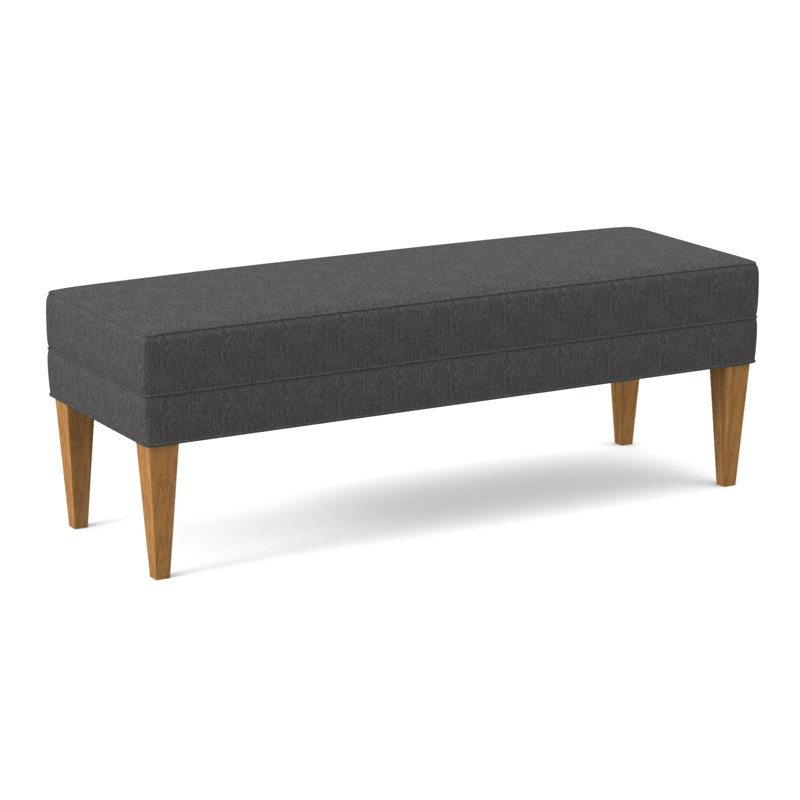 Livery Upholstered Bench, Amber, Margaret Lagoon