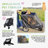 Petique - New & Improved Apollo Elite Light Wt. Pet Stroller For Large, Senior, Disabled& Multiple Pets; Bult-In Sturdy Ramp, Low To Ground, Air Tires, Convertible Canopy, Supports Up To 133 Lbs.