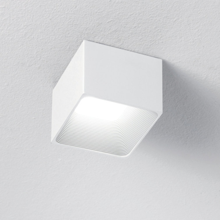 Darma 1 - Light 3.9375" Simple Square LED Flush Mount