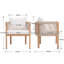 Ensemble de 2 chaises de salle à manger en corde tissée avec cadre amovible en fer à transfert de chaleur avec coussin amovible pour terrasse-326653877-323846974