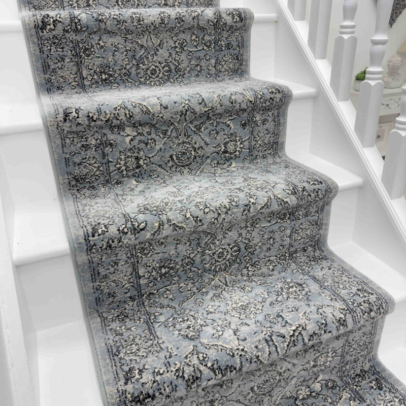 Stair Runner Floral Area Rug, Stair Runner 66 x 450 cm
