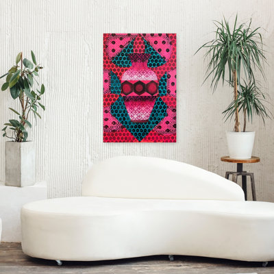 Contemporary Art Abstract Geometric Contemporary Wall Art by David Galan - Wrapped Canvas Print