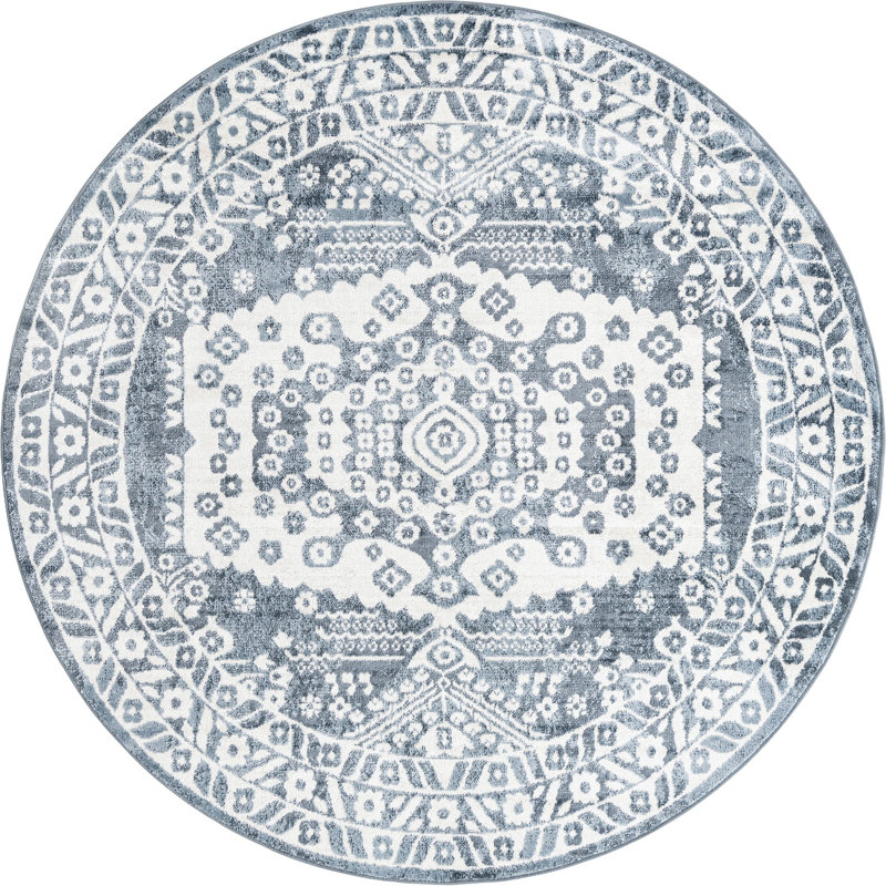 Malayna Oriental Indoor Rug, Round 7'