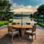 Parasol de marché Sunbrella® 9 pi Roverta-931466262-902123376