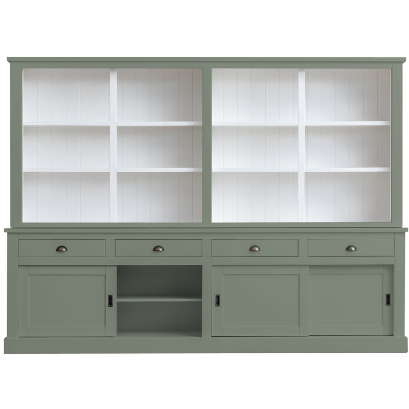 Byers Display Cabinet, Cement Grey