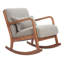 Chaise berçante moderne