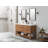 Parker Teak 60'' Double Bathroom Vanity with Marble Top