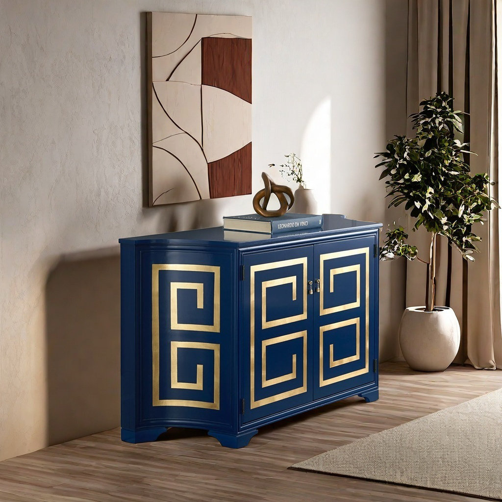 Neo-Classical Simple Hall Accent Cabinet