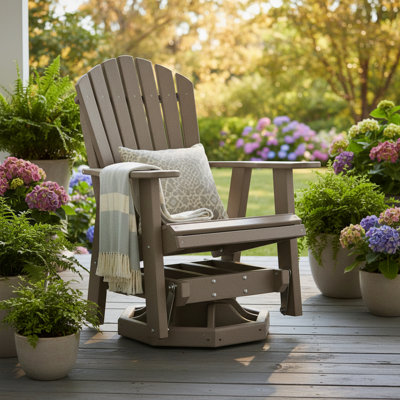 Fauteuil oscillant Weatherwood Polywood Adirondack