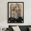 "Modern Abstract Abstract lignes et textures", art mural encadré sur toile 24 "x 36" avec cadre en bois noir