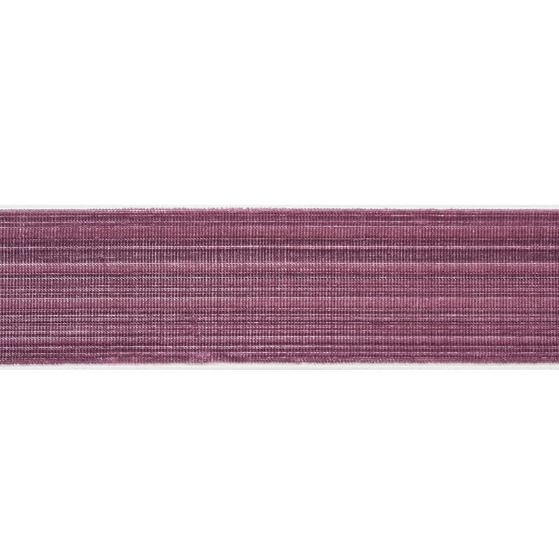Gaspard Velvet Tape Wide, Eggplant