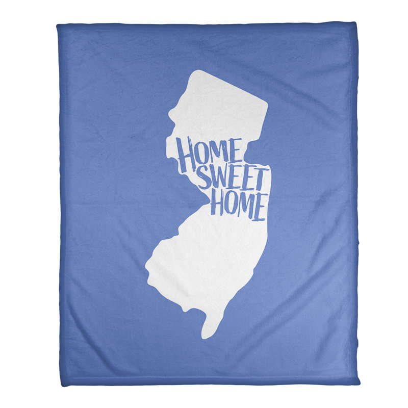 Jeté polaire new jersey the home, l 52,5 po x L 62,5 po, bleu