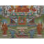 Bouddha Shakyamuni (Thangka sans brocart) | Or pur 24 carats avec peinture acrylique