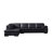 126" Wide Leather Match Sofa & Chaise-36705318-32041410