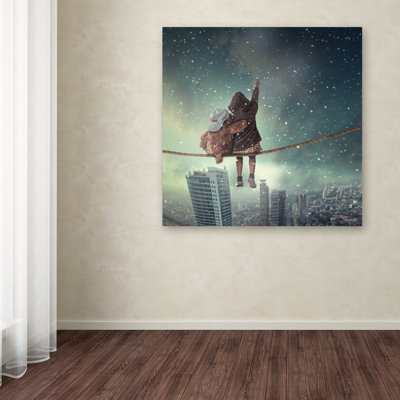« let it snow », reproduction d’impression sur toile tendue