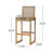 Clanton Wicker Outdoor 30.25'' Bar Stool
