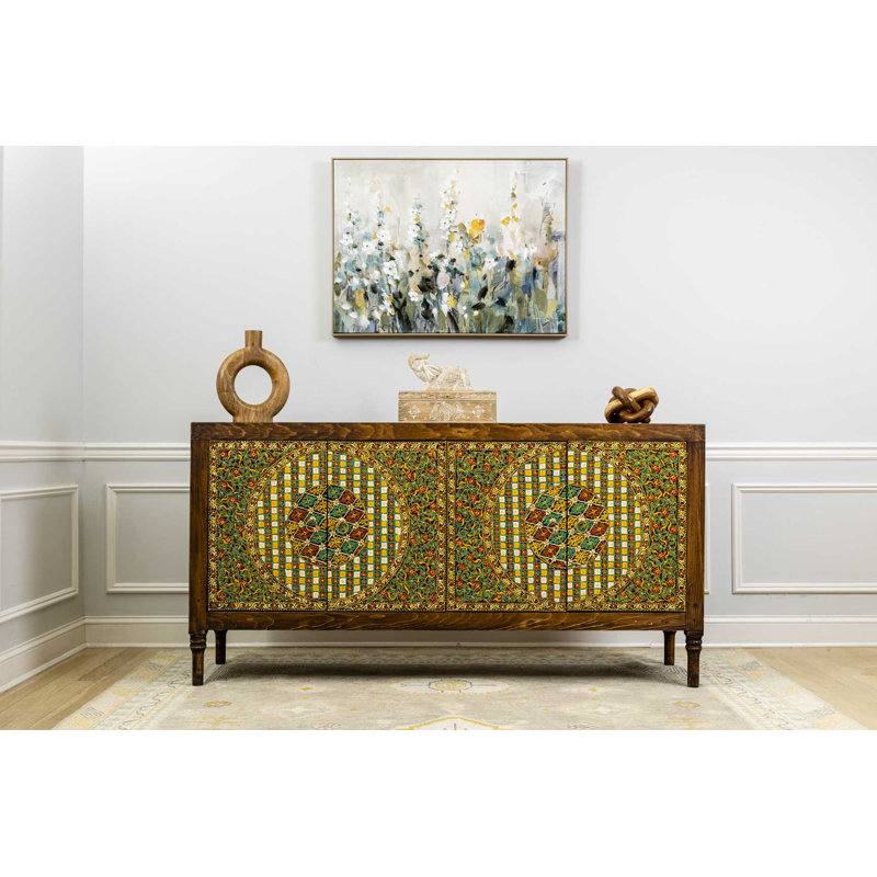 72'' Solid Wood Sideboard