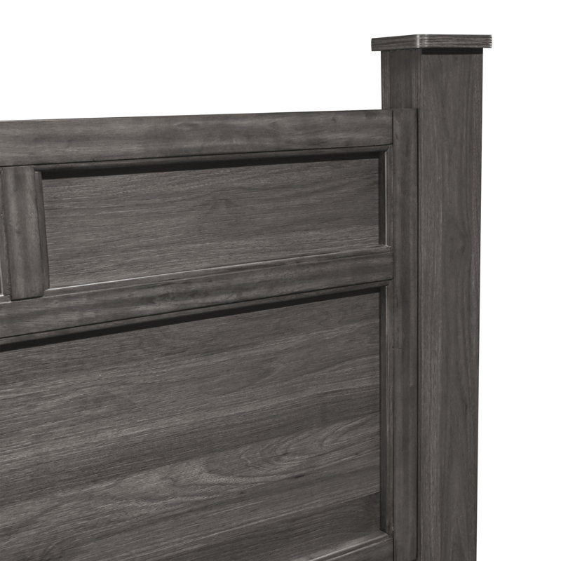 Mordecai Solid Wood Bed Frame, Queen