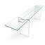80'' W Glass Console Table