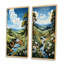 «Countryside River Bend», 2 pièces sur toile-1626776663-1626776669
