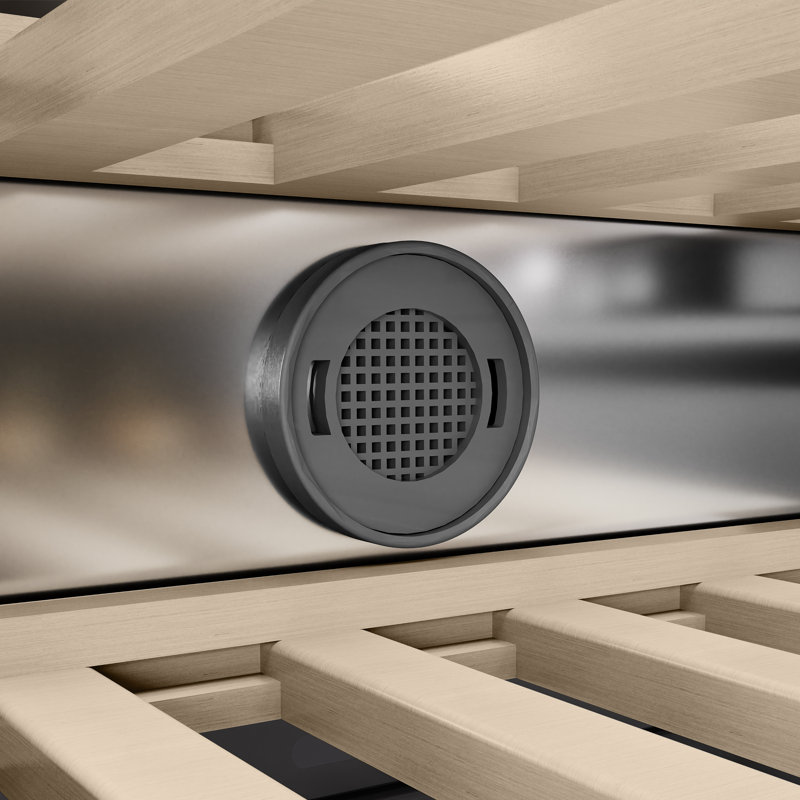 ZLINE 18 in. 9.0 cu. ft. Triple Zone 68 Bottle Panel Ready Left Hinge Column Wine Cooler, Right Handed