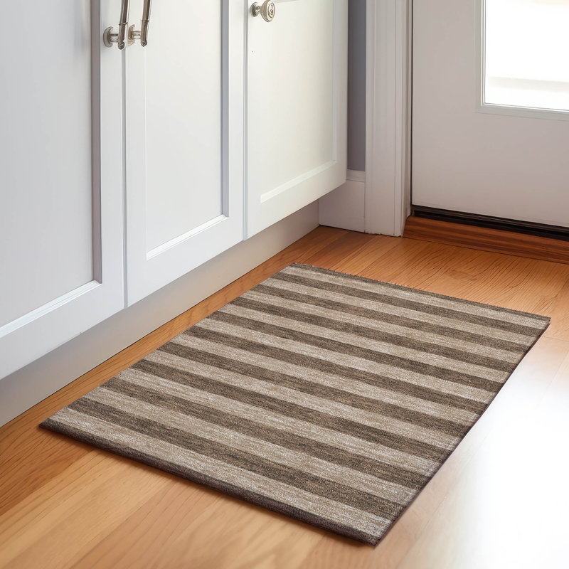 Tapis de qualité supérieure lavable à la machine Cerrito AMF530, Rectangle 1 pi 8 po x 2 pi 6 po