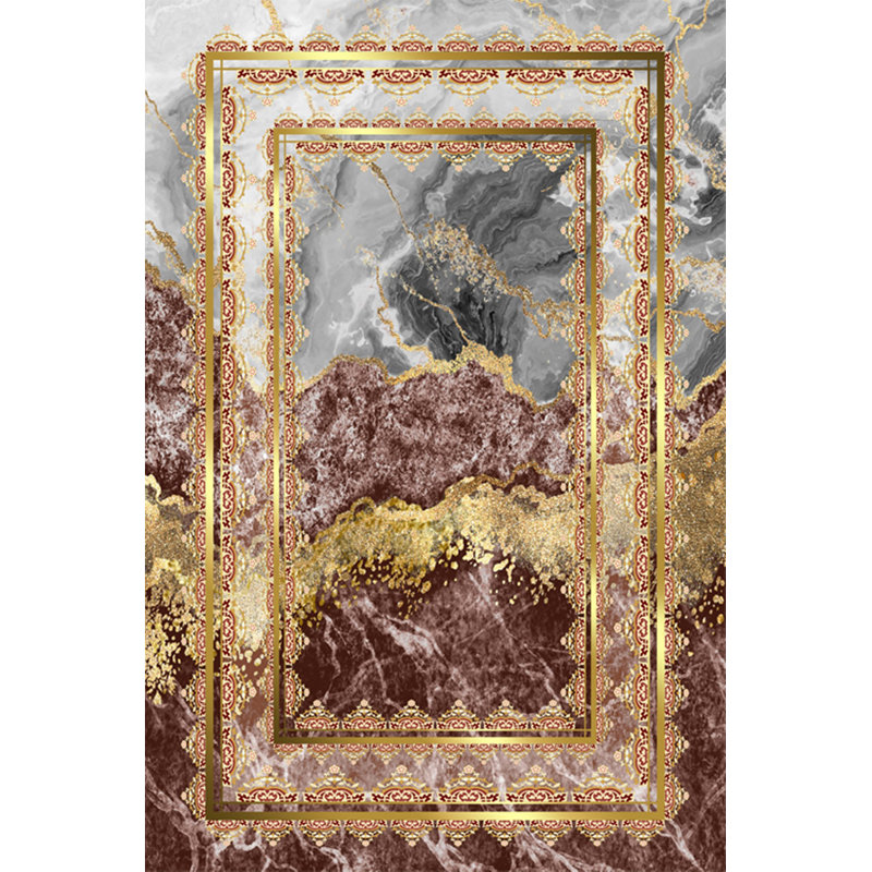 Luxurious Hall Carpet, 100% Velvet Fabric, 31.5 x 59.1 Inches | Non-Slip Cotton Sole, Pile Height: 0.4 Inches | Antibacterial & Machine Washable, 3D Digital Printing | Elegant Design for Living Room & Entryway