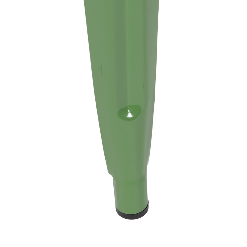 Andreyah Counter Stool with Metal Frame, Green