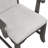 Dabbs 7-Piece Wood Rectangle Dining Set In Gray