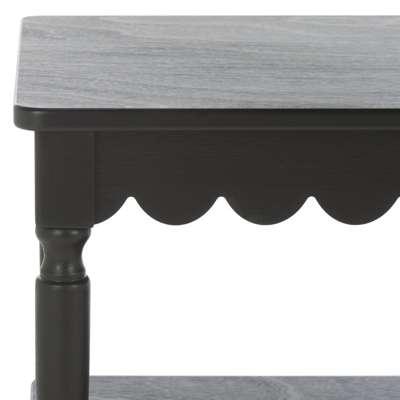 Haven Rectangular Coffee Table, Matte Black