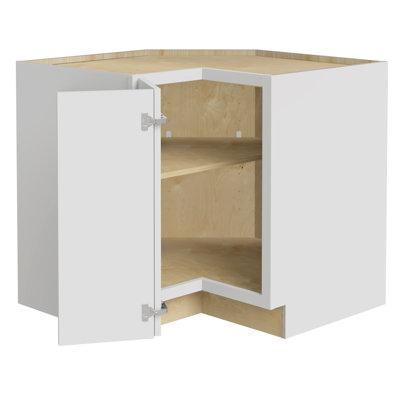 Gallery Express Ellison Assembled 36 in W X 24 in D X 34.5 in H Corner Standard Kitchen Cabinet Left