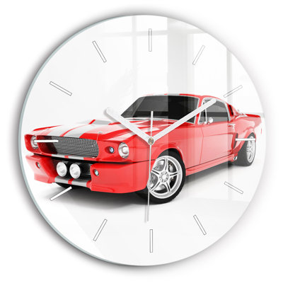 Glass Wall Clock